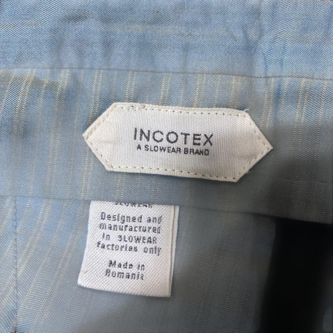 美品 INCOTEX テクノ フランネル アーバン トラベラー スラックス 48
