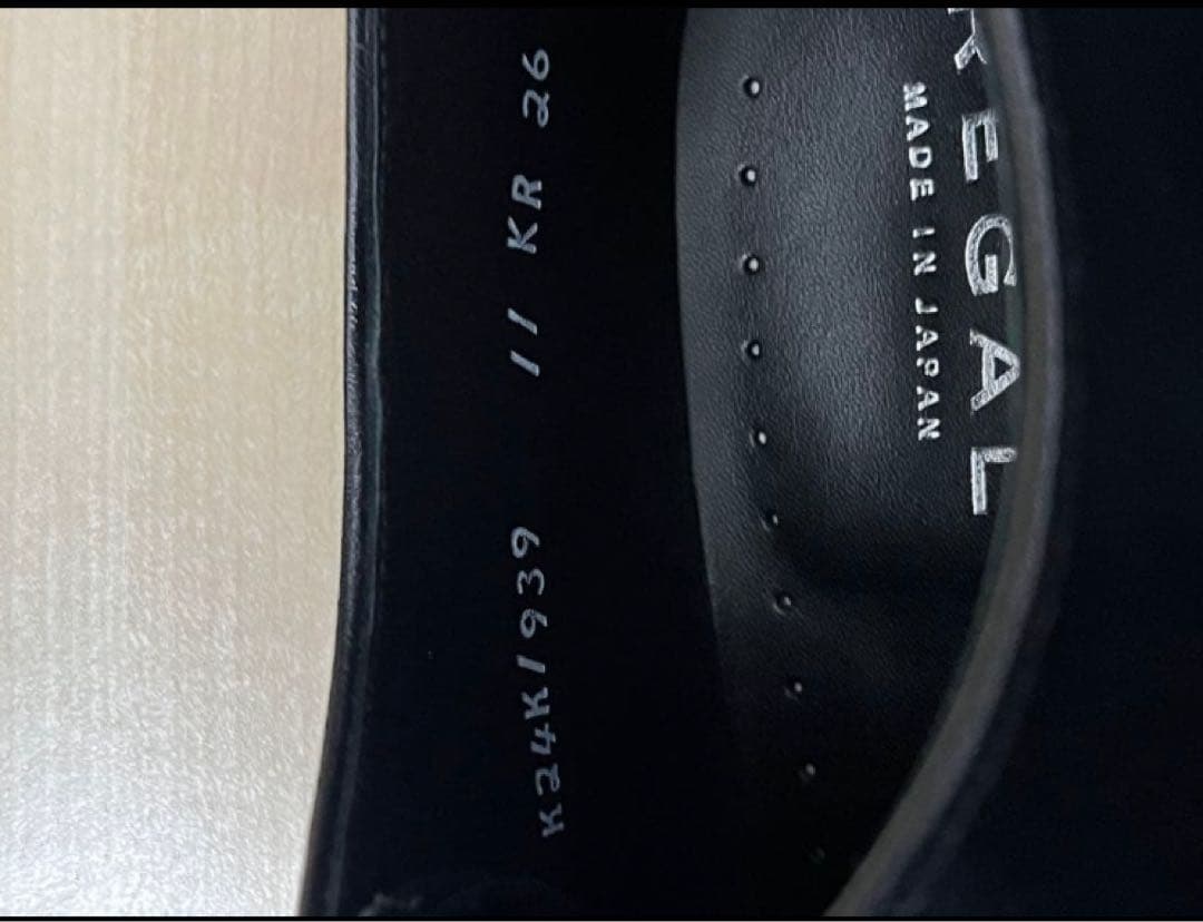 REGAL ストレートチップ　26.0 EEE