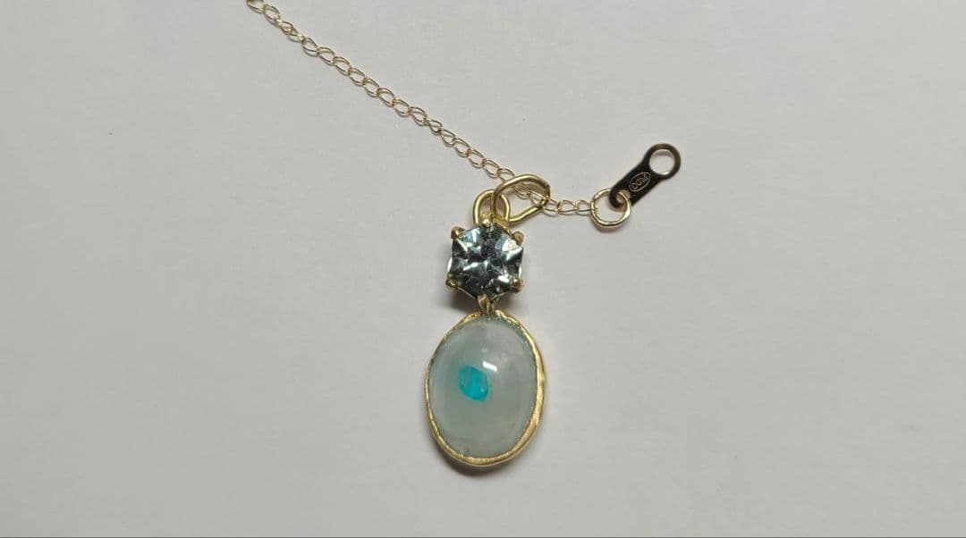 ミラノ日本の職人の腕が光る逸品です!★天然パライバトルマリン★