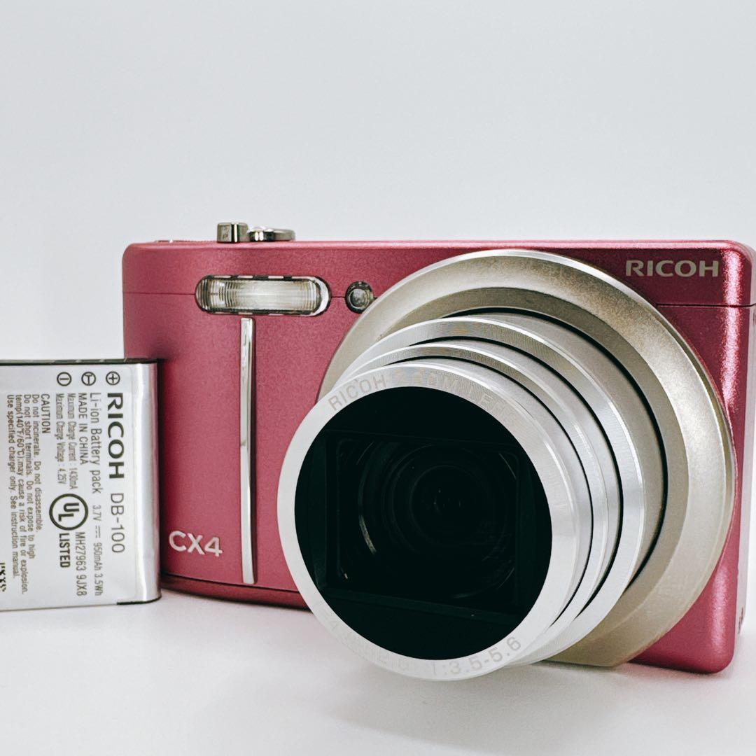 RICOH CX4 ピンク デジタルカメラ 本体