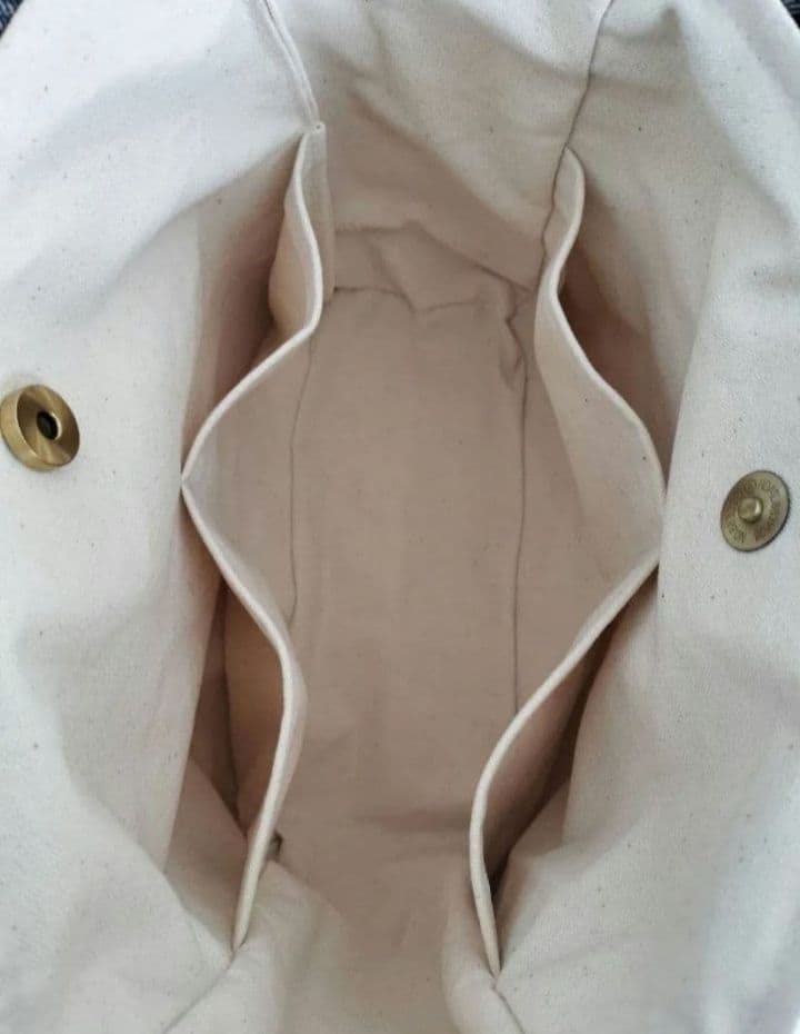 ハンドメイド　バッグ　デニムバッグ　トートバッグ