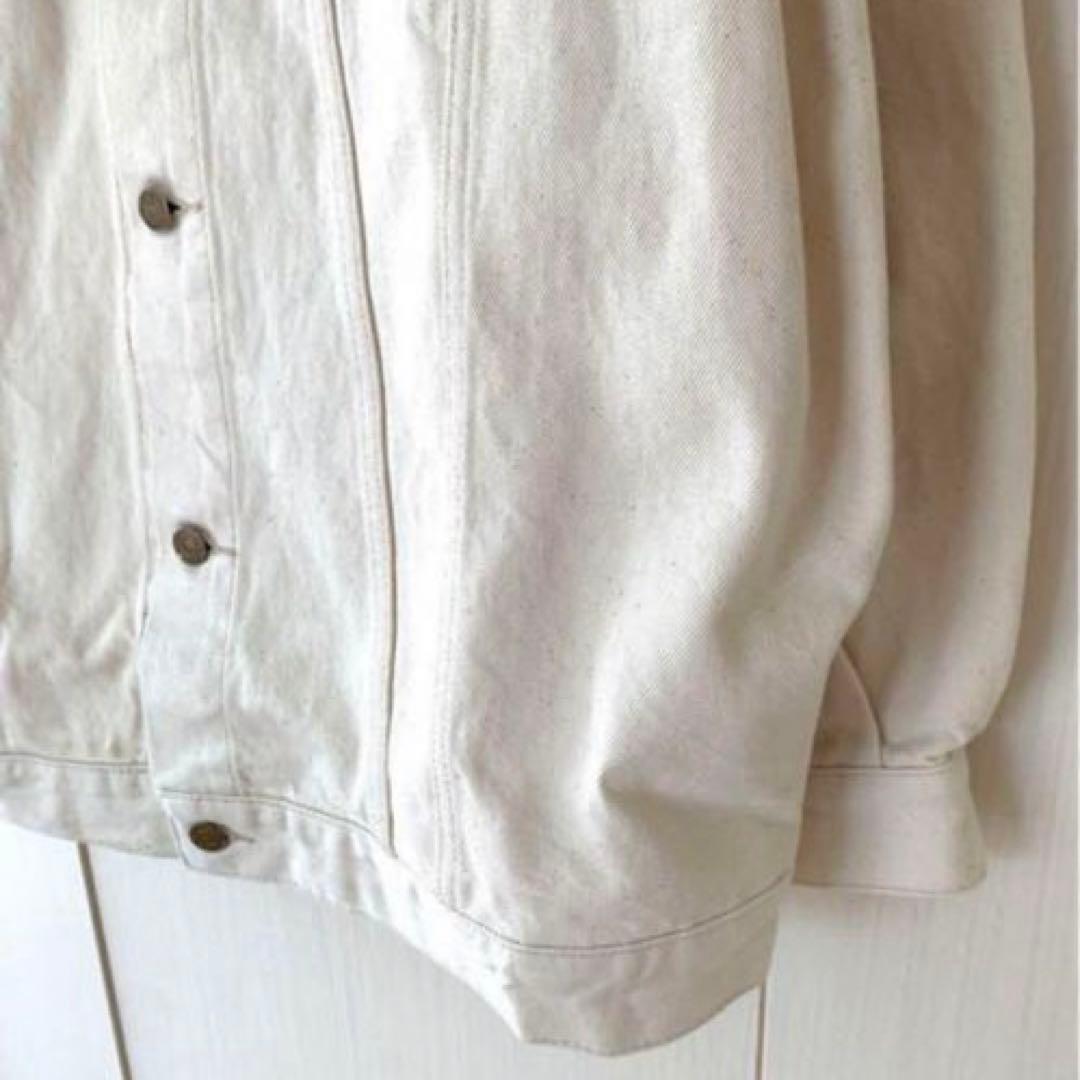 定価18,700円　ビッグシルエットデニムジャケット　アングリッド　アイボリー