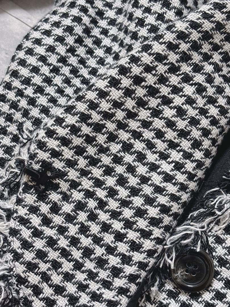 未使用級　美品TAE ASHIDA 2022　ツイードアシンメトリー ジャケット