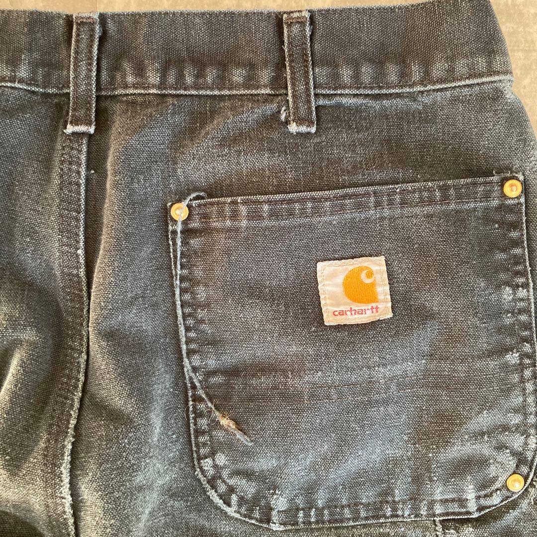 激渋USA製✨Carhartt（W34）ダブルニーペインターパンツ/ワーク
