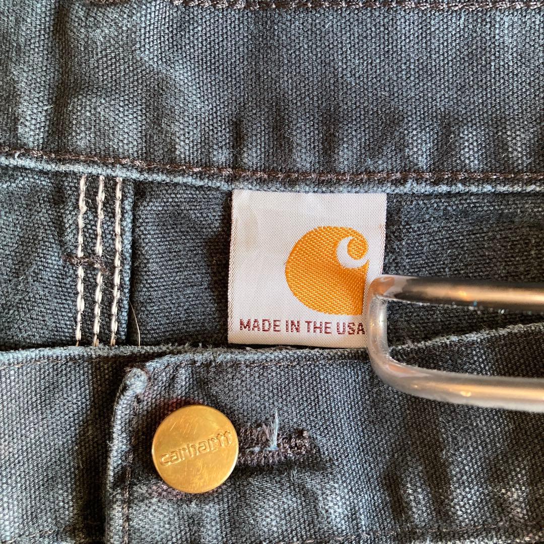 激渋USA製✨Carhartt（W34）ダブルニーペインターパンツ/ワーク