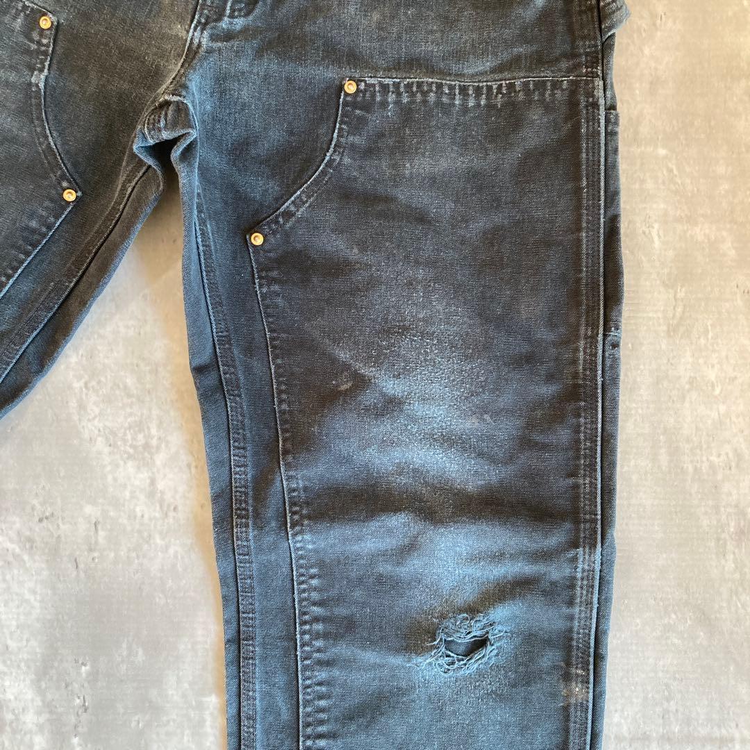 激渋USA製✨Carhartt（W34）ダブルニーペインターパンツ/ワーク