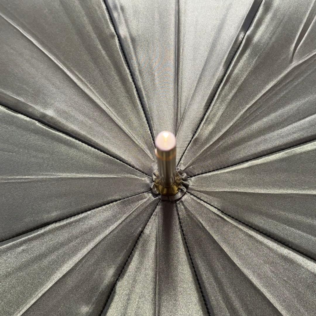 美品未使用　Christian Dior 旧ロゴ　晴雨兼用長傘　モスグリーン