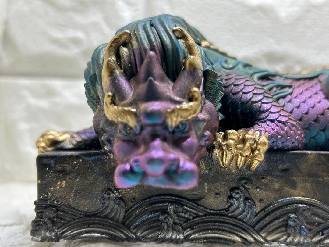 【水わらび】⭐️最強財運〜龍神様⭐️イケメン紫龍　ずっしり801g