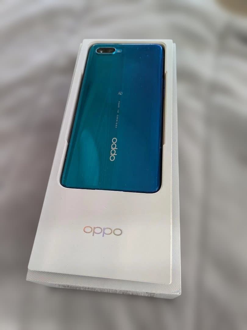 OPPO Reno A 128GB 本体 ブルー 美品