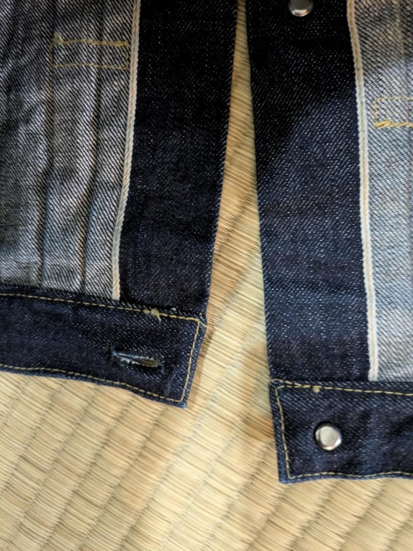 大戦モデルデニムジャケット ハンドメイド 42 Mサイズ Tバック