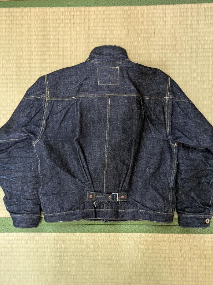 大戦モデルデニムジャケット ハンドメイド 42 Mサイズ Tバック