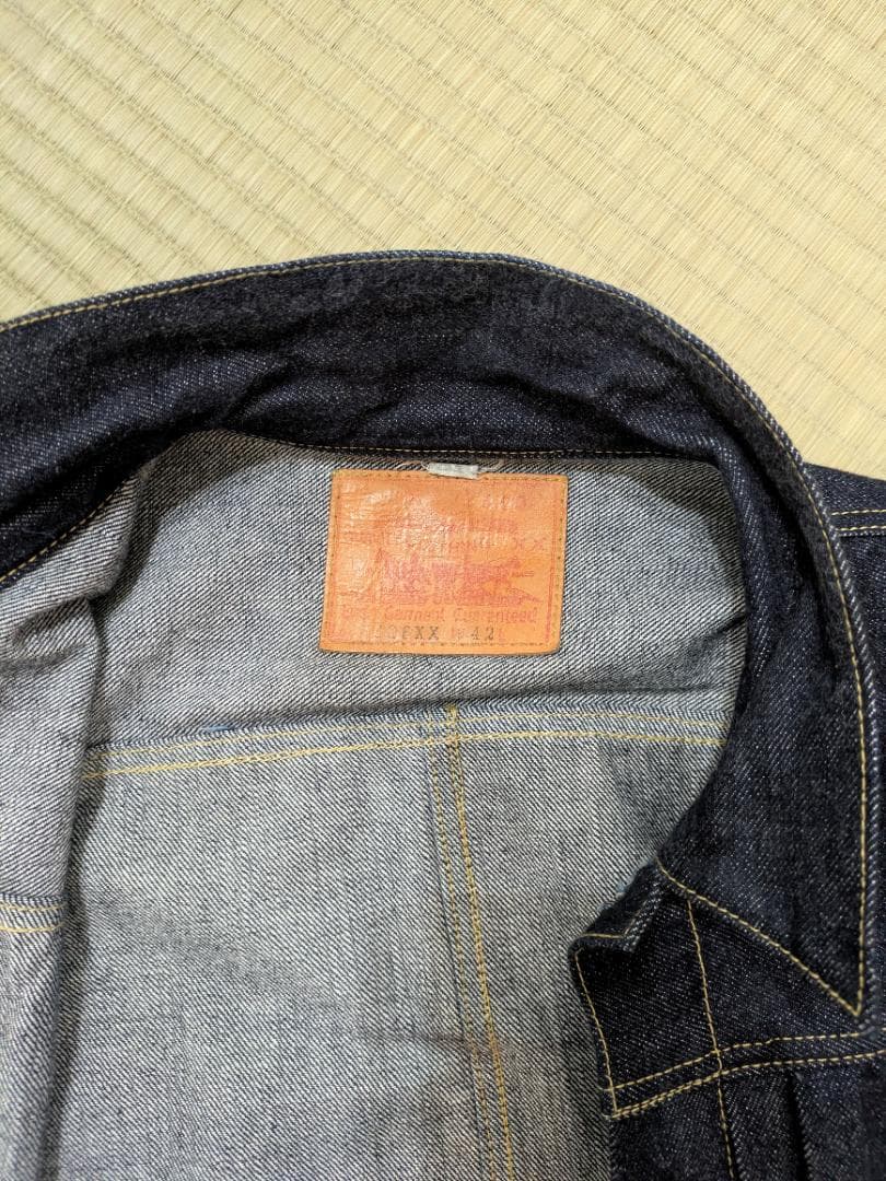 大戦モデルデニムジャケット ハンドメイド 42 Mサイズ Tバック