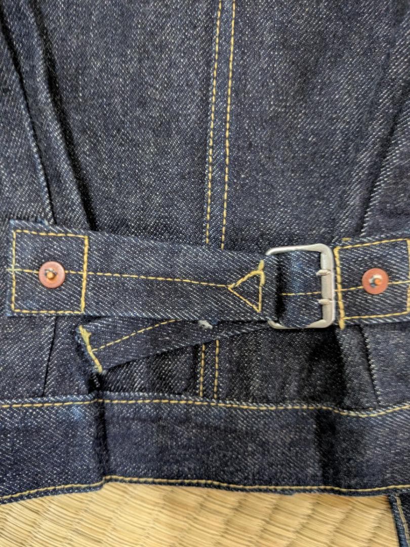 大戦モデルデニムジャケット ハンドメイド 42 Mサイズ Tバック