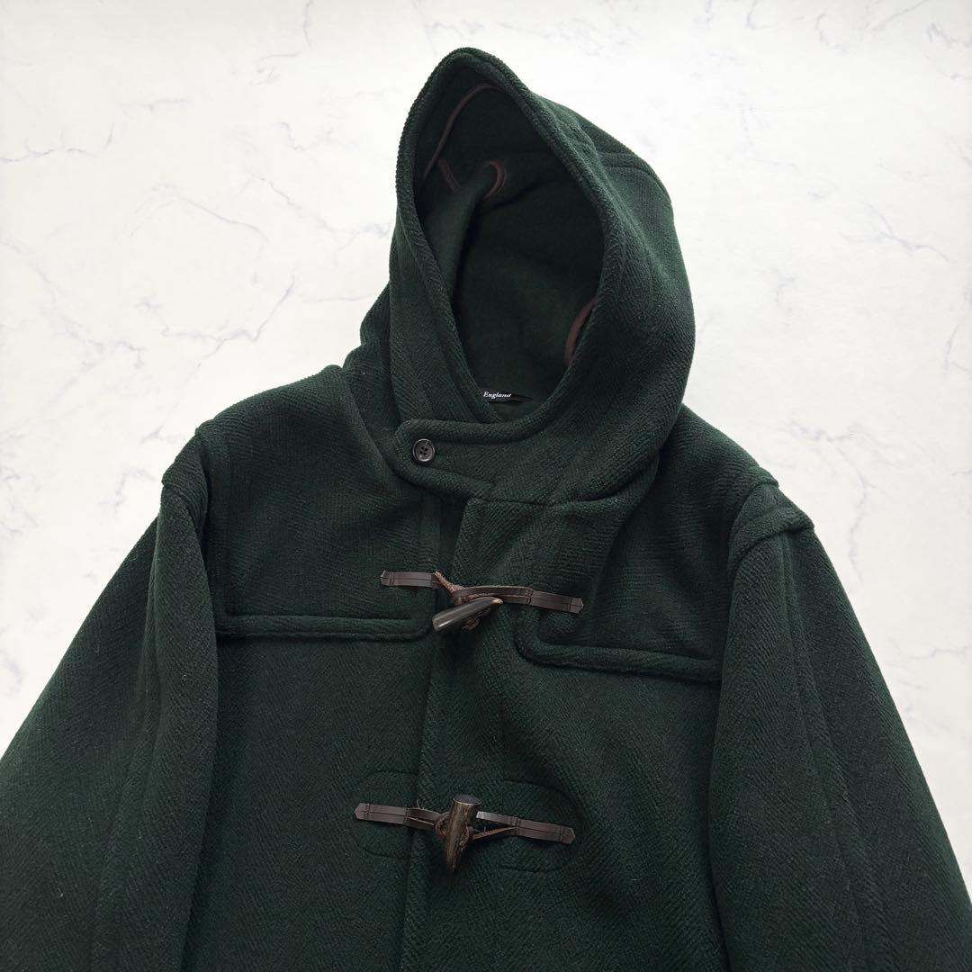 インバーティア BEAMS F 別注 ダッフルコート ジョシュアエリス 緑 42