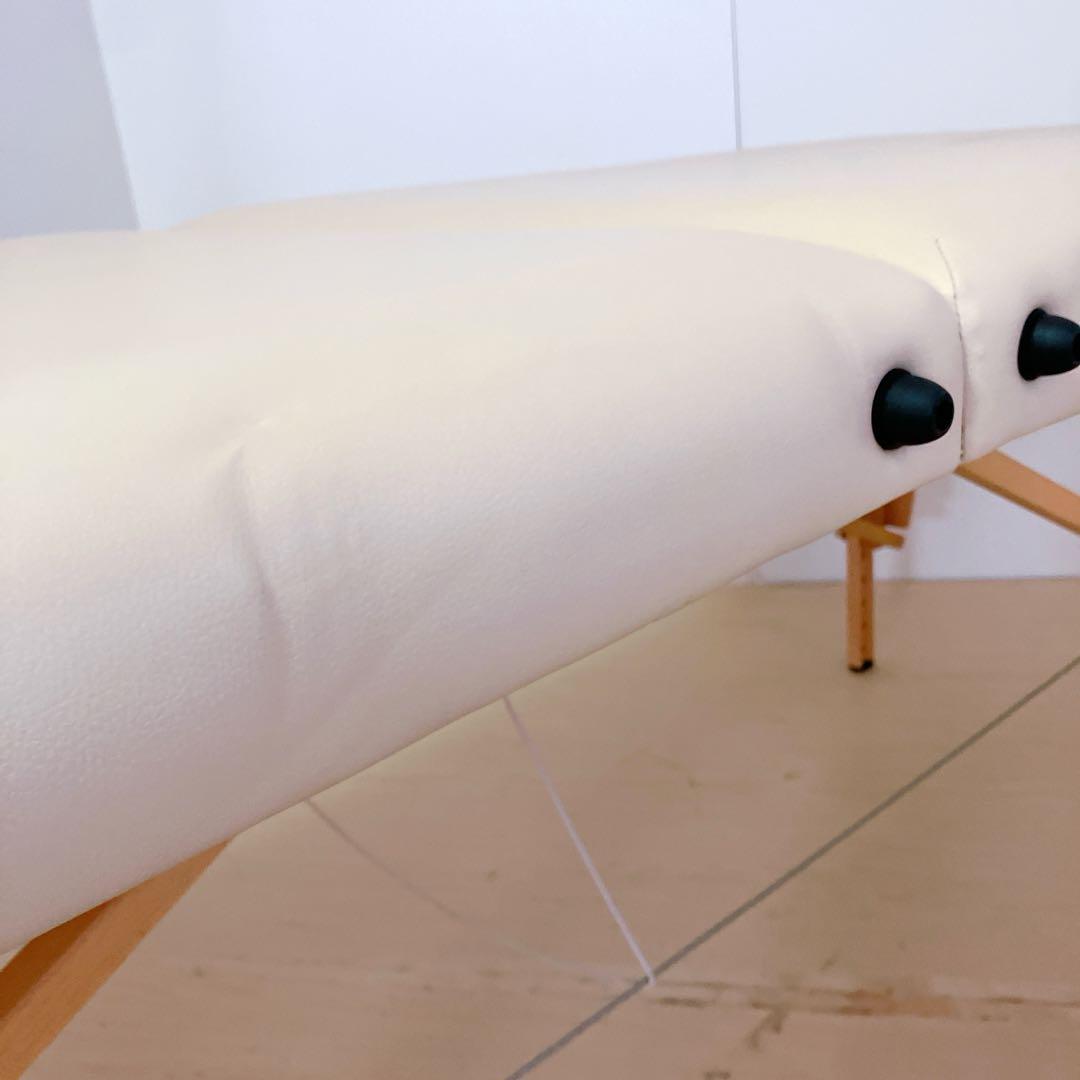 天然木　折りたたみ　マッサージベッド　エステベッド　折りたたみベッド　簡易ベッド