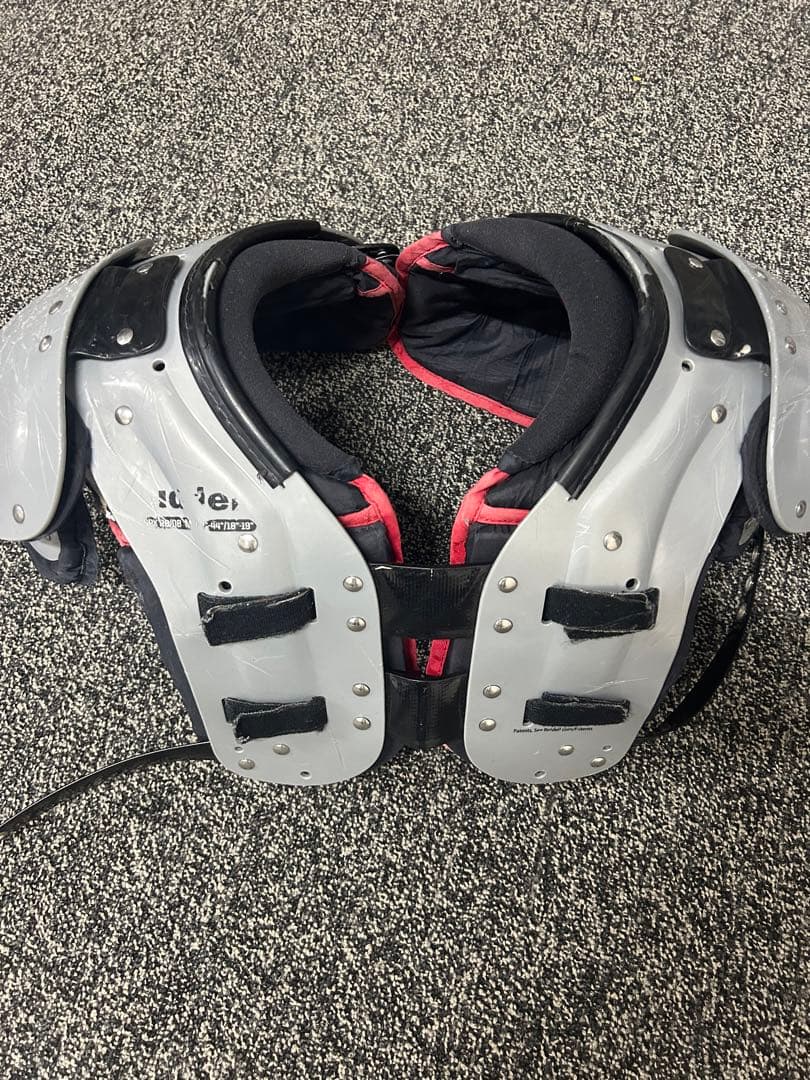 Riddell ショルダーパッド グレー/ブラック