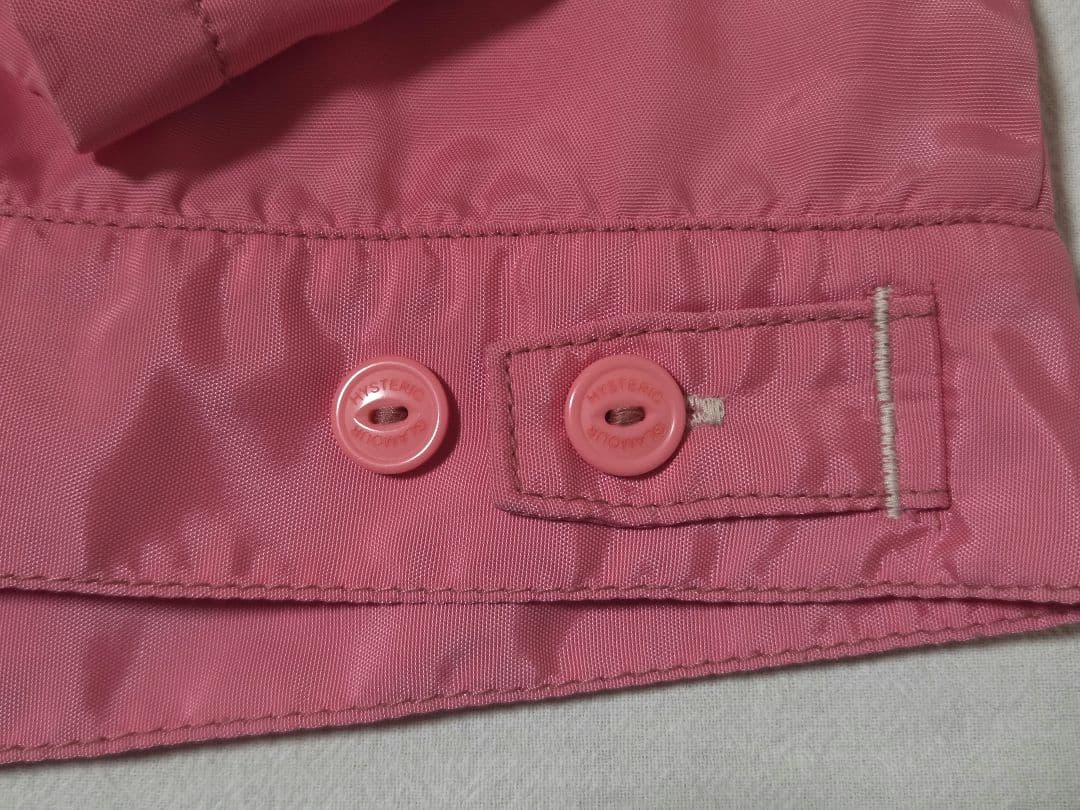 00s HYSTERIC GLAMOUR ロゴ ワッペン ジャケット ピンク