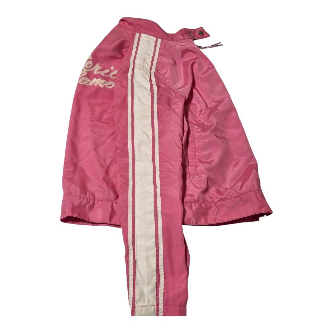 00s HYSTERIC GLAMOUR ロゴ ワッペン ジャケット ピンク