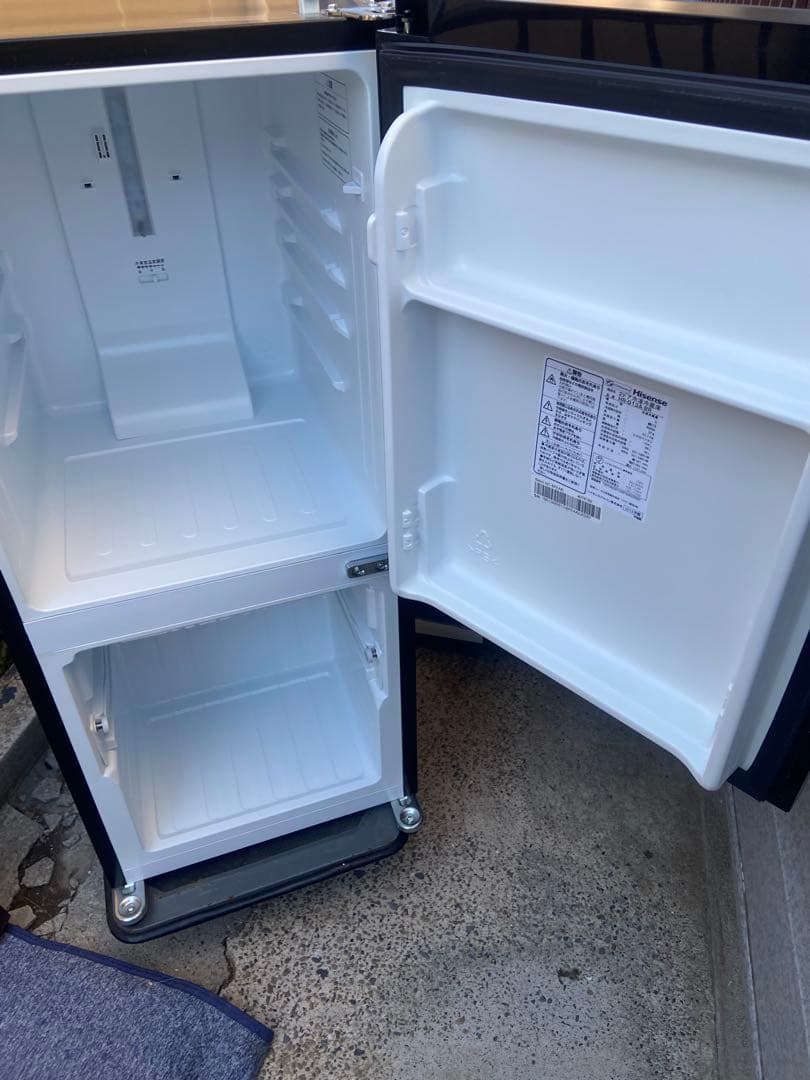 H181 Hisense 134Lインテリア 冷蔵庫 glass door