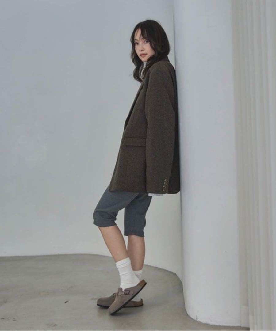 り*ん様 feepur 2025aw 新品タグ有　ウール混テーラードジャケット