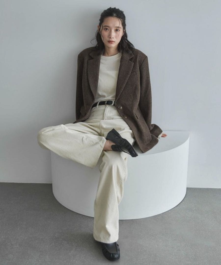 り*ん様 feepur 2025aw 新品タグ有　ウール混テーラードジャケット