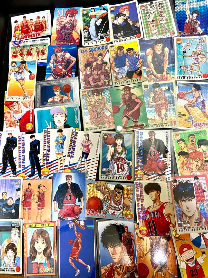 希少☆スラムダンク 50周年ジャンプ展 クリアファイル＋カードダス大量まとめ！