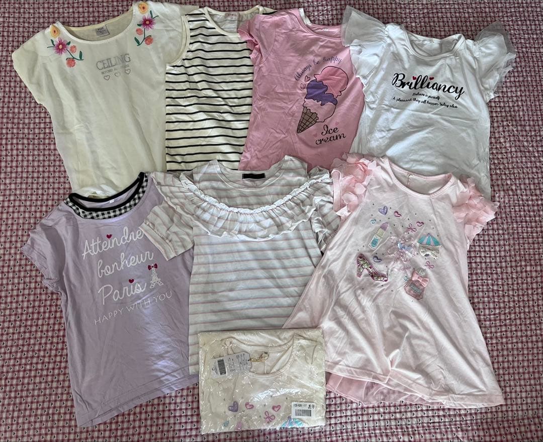 R様匿名配送 まとめ売り 夏物 女の子 150 160 36点 新品7点含む ①