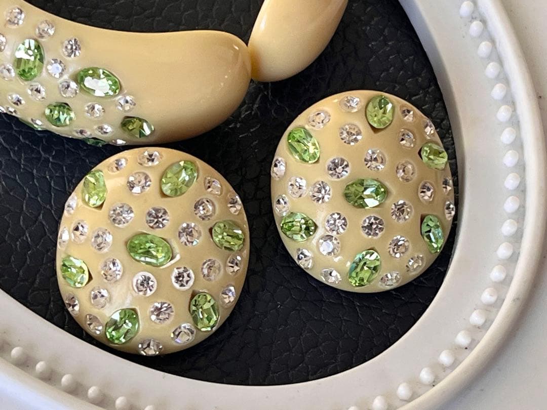 超希少！WEISS ヴィンテージ バングル＆イヤリングB77