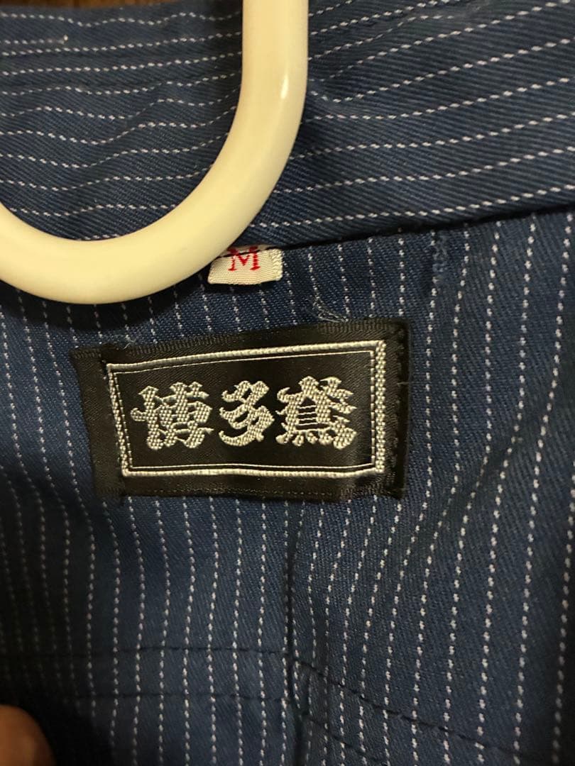 博多鳶 ストライプ ウルトラデカタンク 短ラン 紺ストライプ