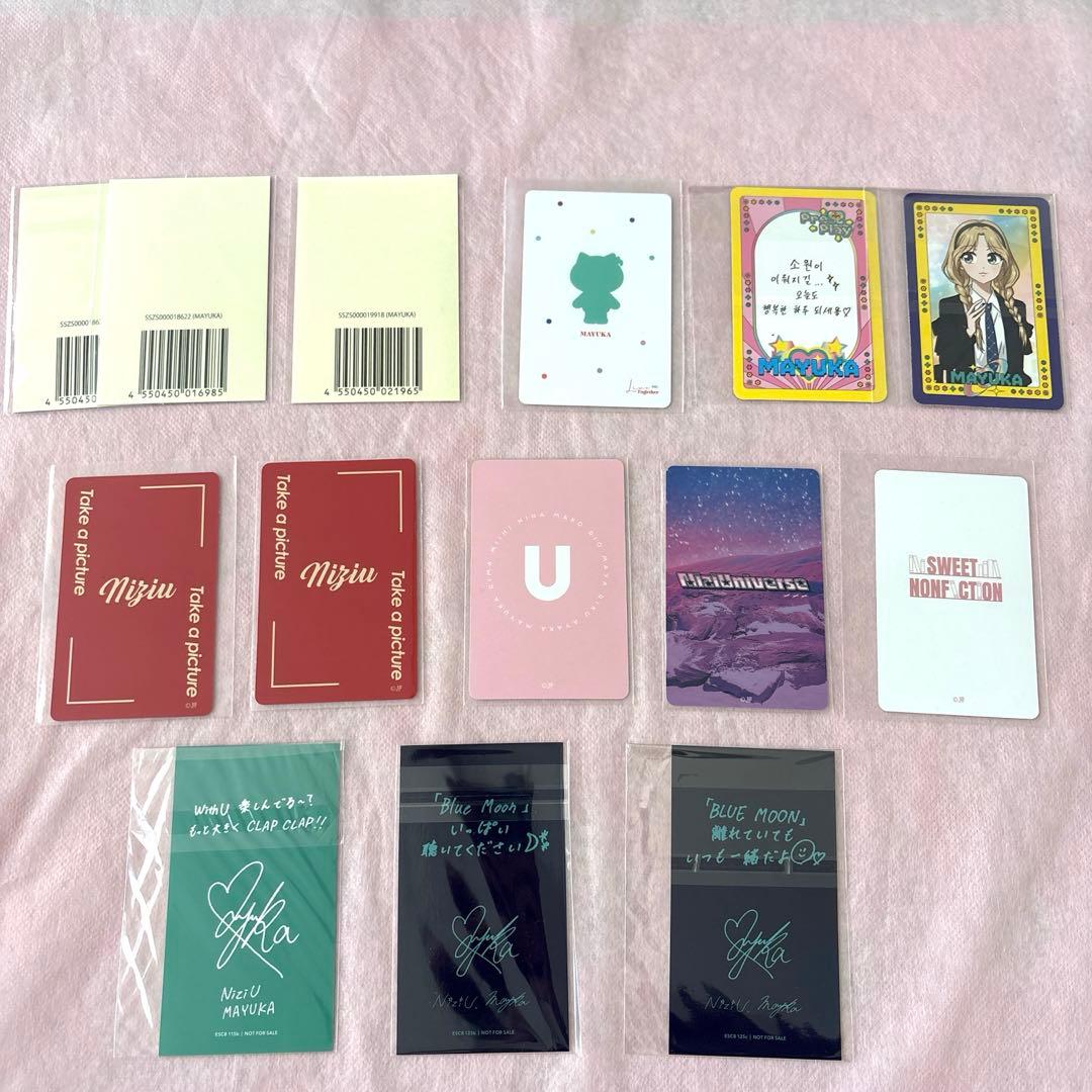 NiziU MAYUKA マユカちゃん まとめ売り トレカ ラントレ 缶バッジ