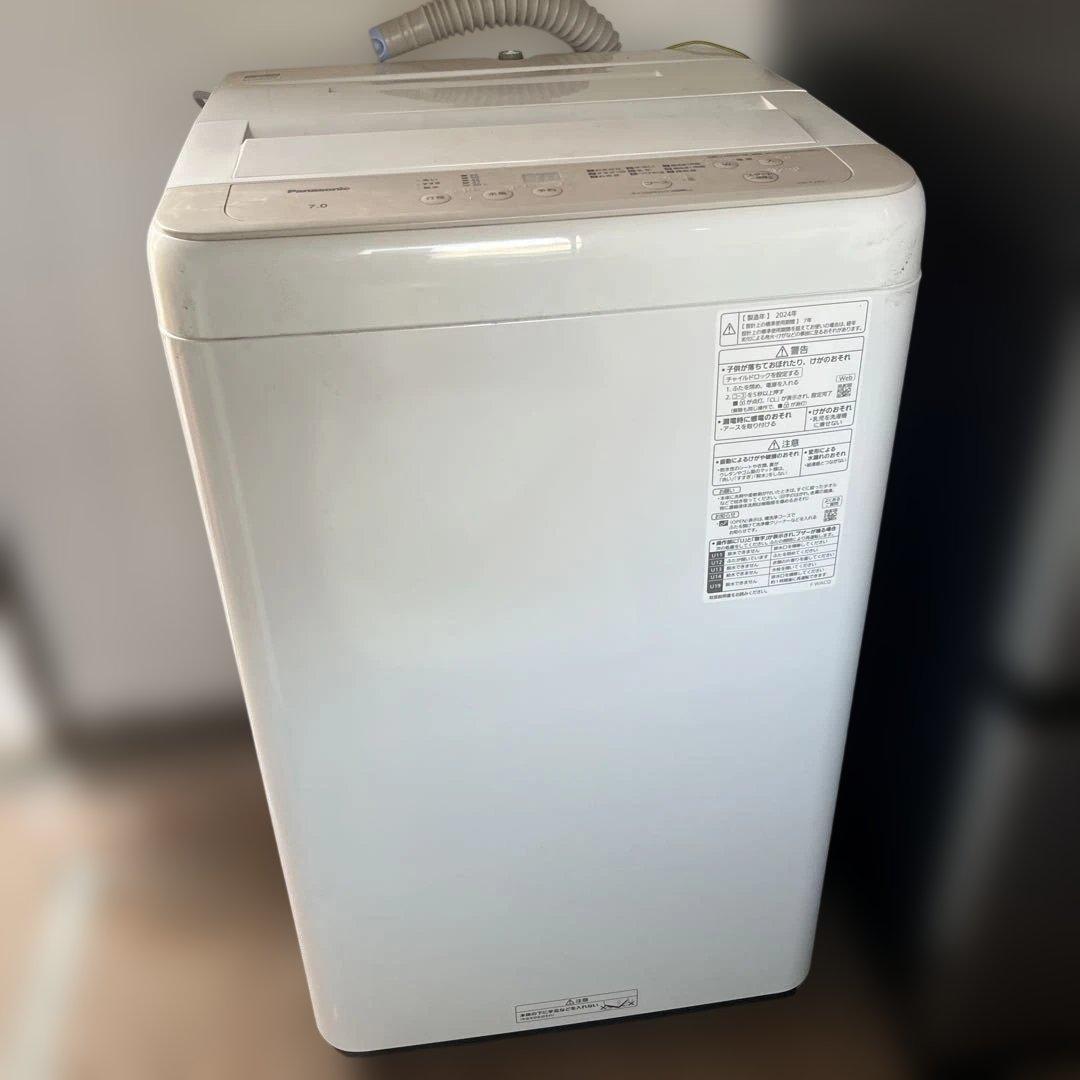 洗濯機 パナソニック NA-F7B3 7kg 2024年製