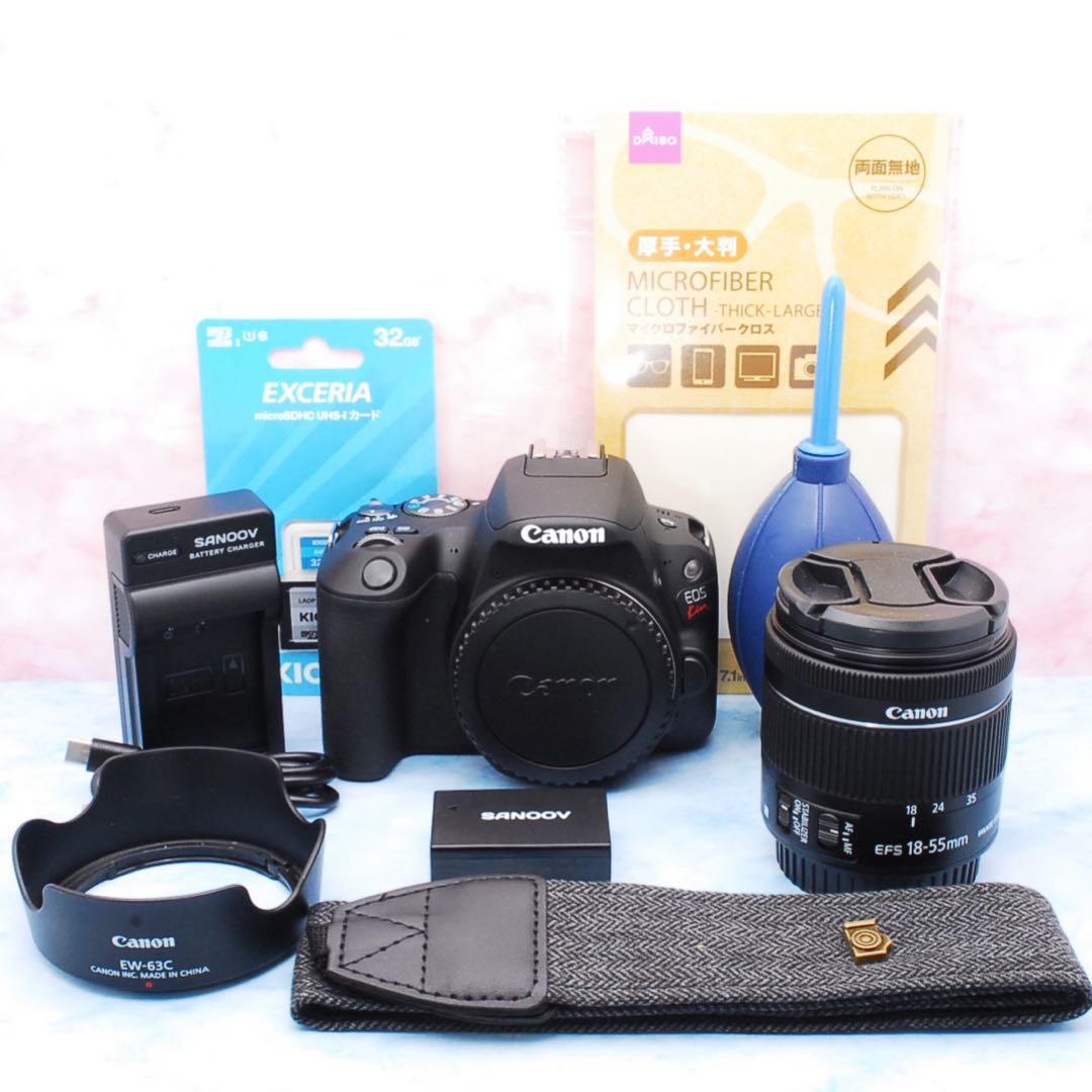 キャノン Kiss X9★一眼レフカメラ★高性能レンズ付★Wi-Fi搭載