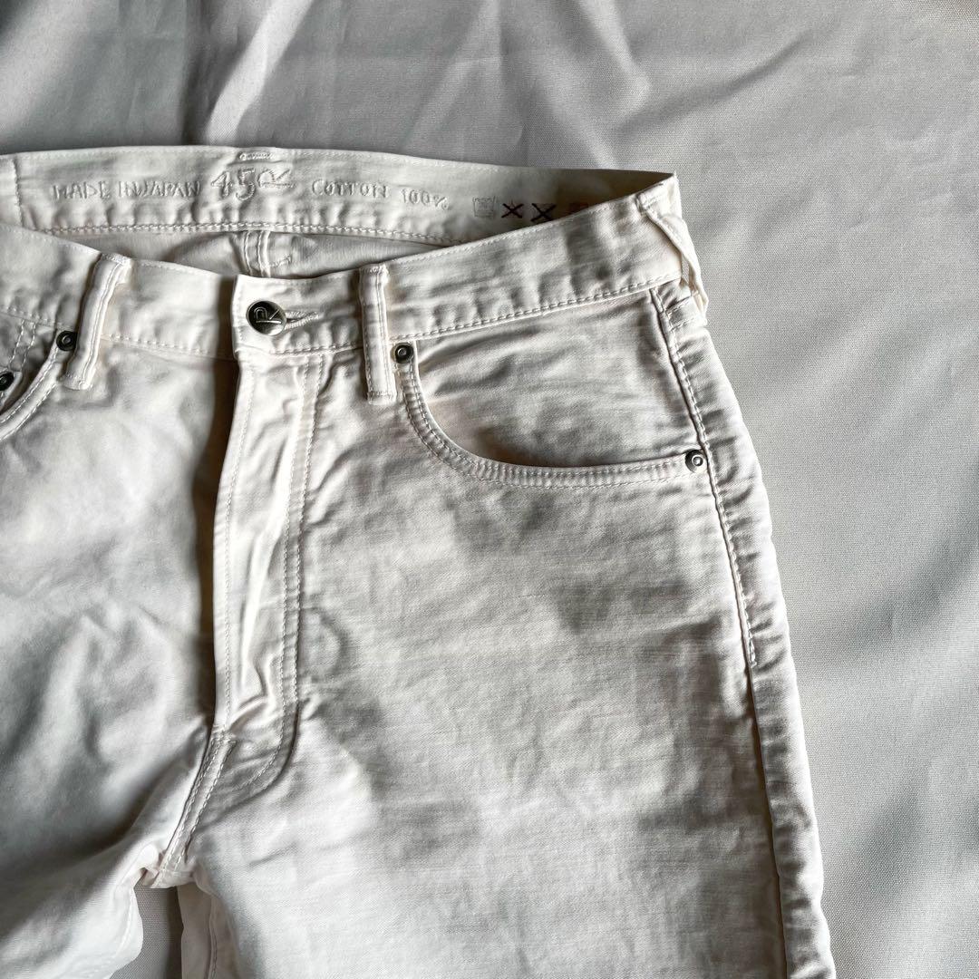 45R もち米サテンのフロントリバーパンツ 日本製