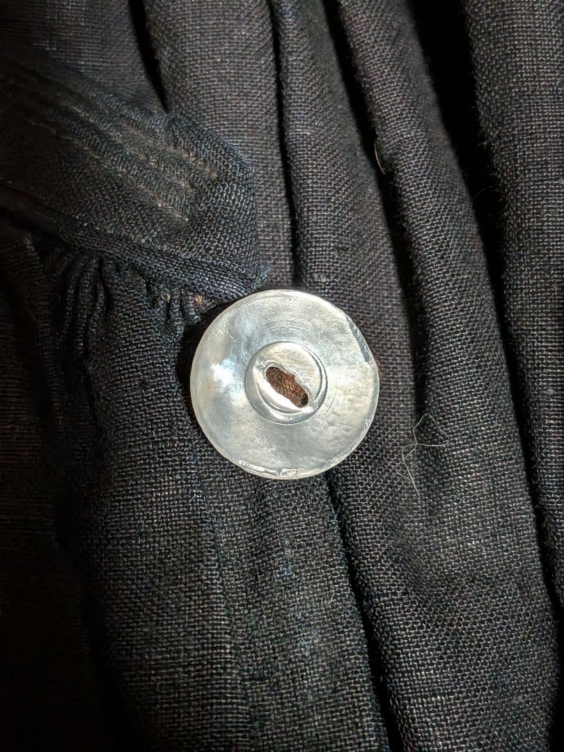 フレンチ インディゴリネンスモック