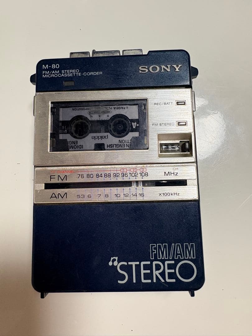 ポータブルプレーヤー SONY FM/AM STEREO