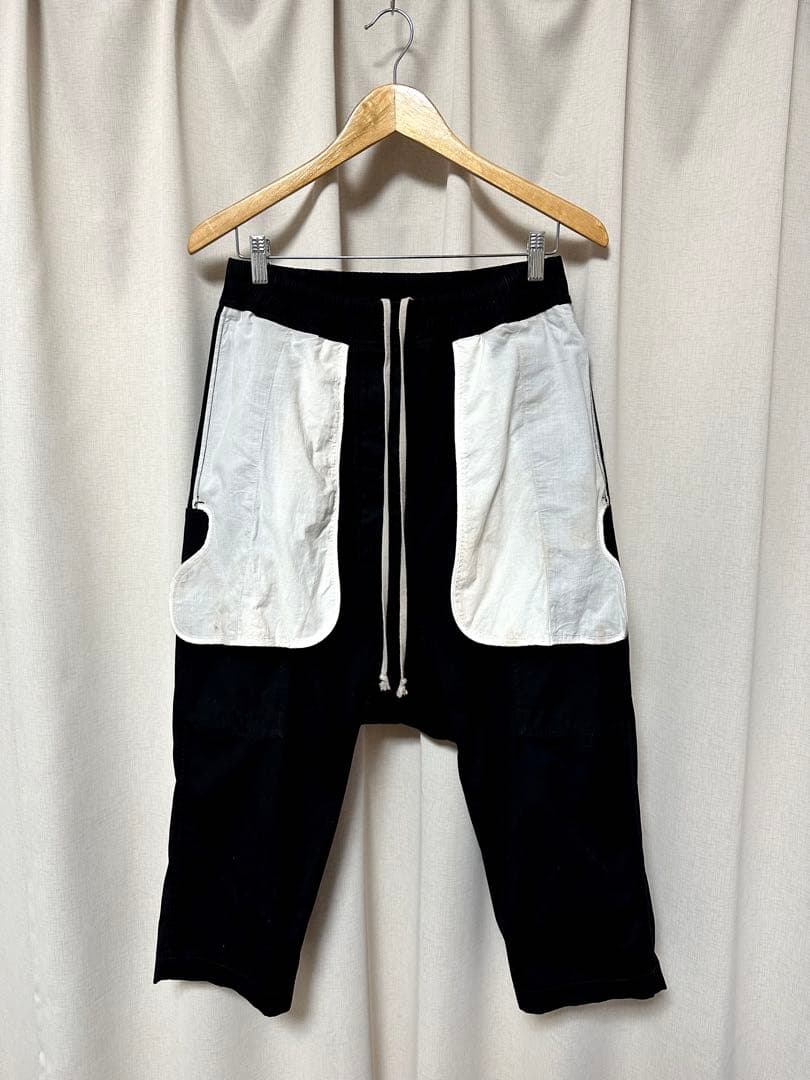 パンツ Rick Owens drawstring cropped cargo TE