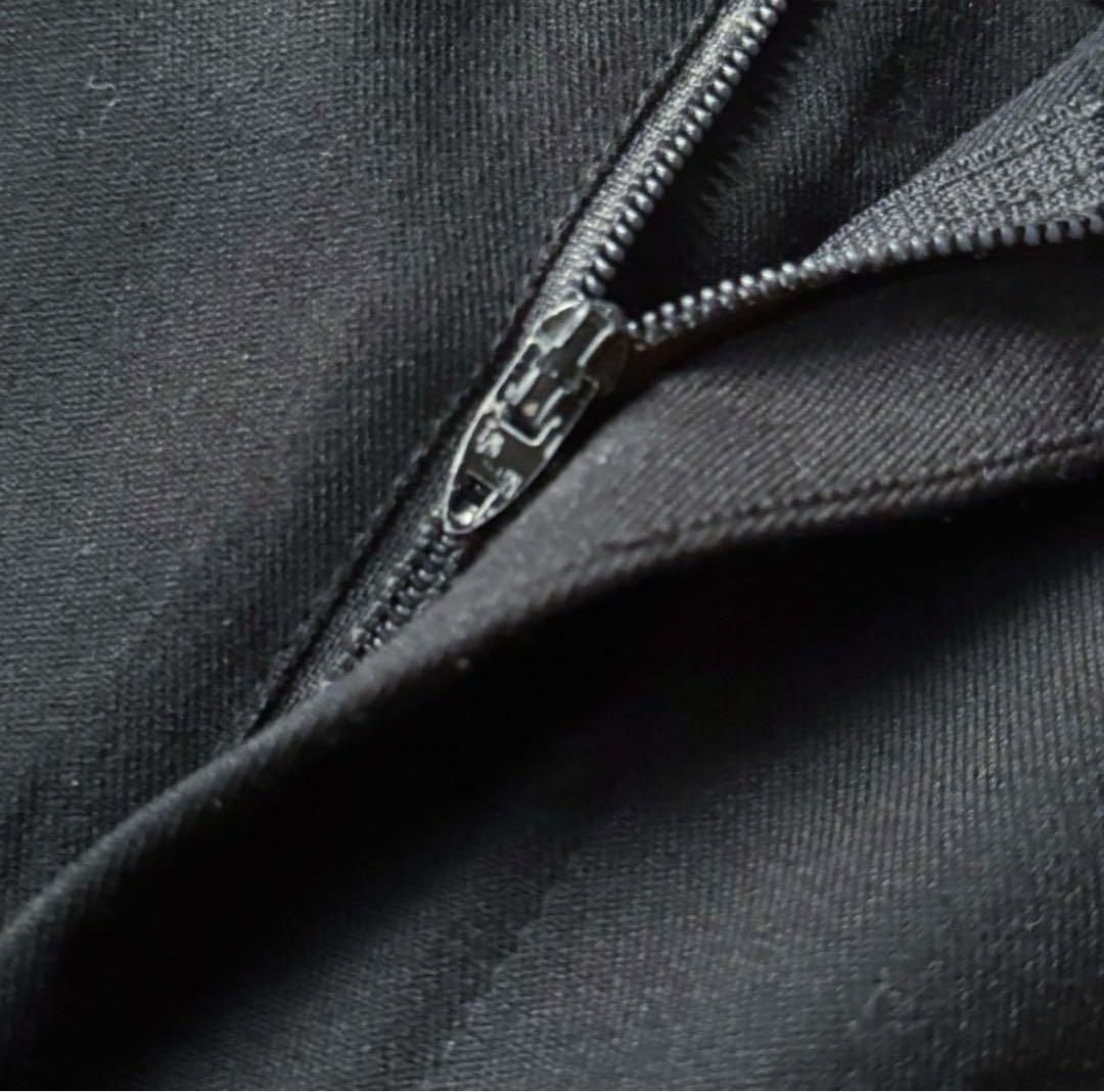 70s 80s usa製 ウールギャバ スラックス \"BLACK\" W33