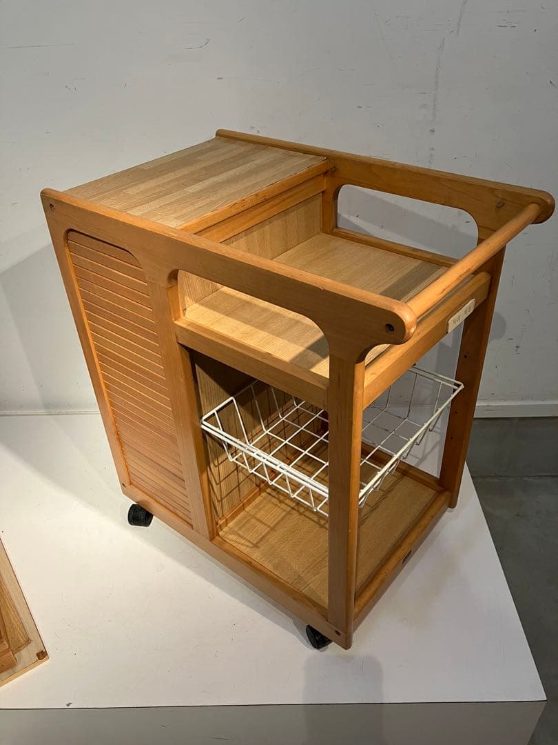 オールドコイズミ、キッチンワゴン、天童木工、秋田木工、昭和レトロ、和モダン