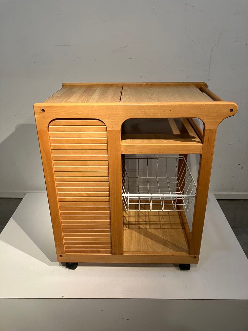 オールドコイズミ、キッチンワゴン、天童木工、秋田木工、昭和レトロ、和モダン