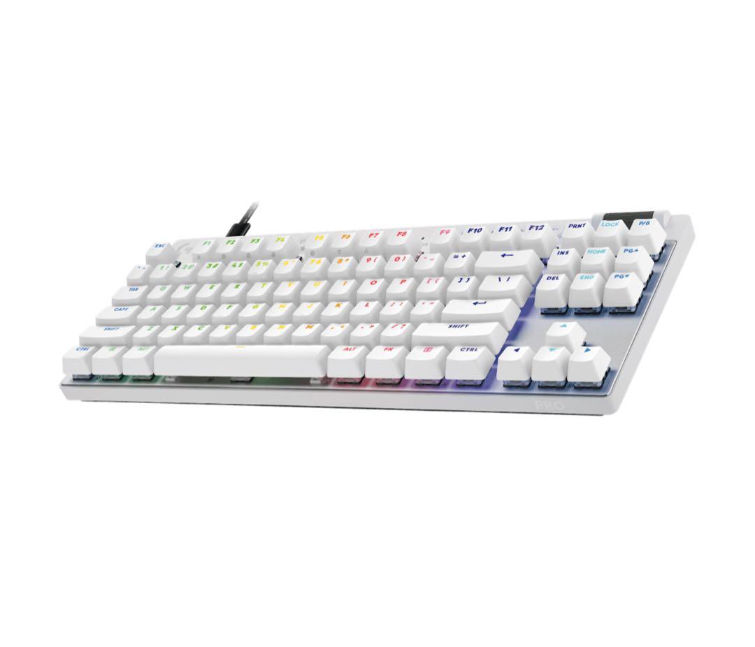 Logicool PRO X TKL RAPID ホワイト キーボード本体