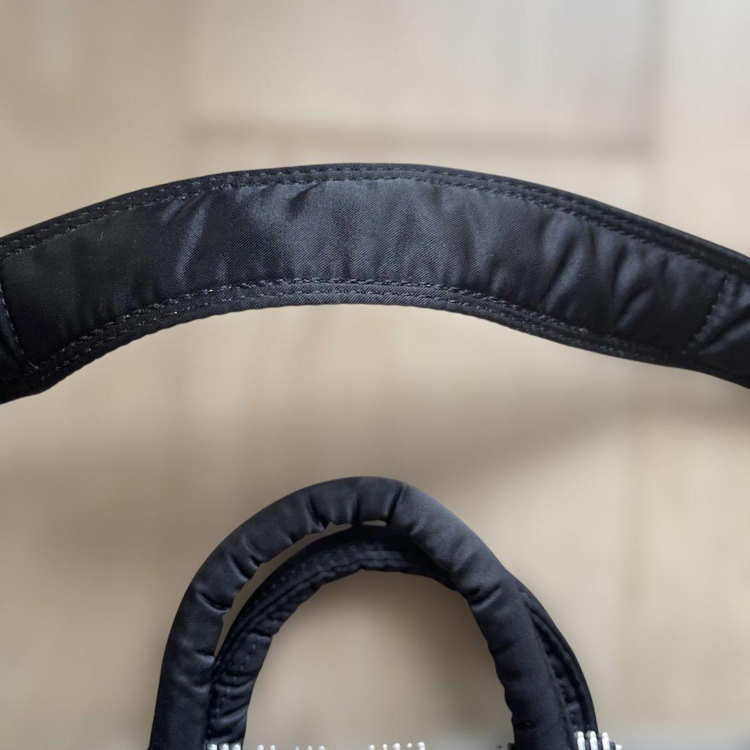 POTER TANKER ヘルメットバッグ ブラックナイロンショルダーバッグ