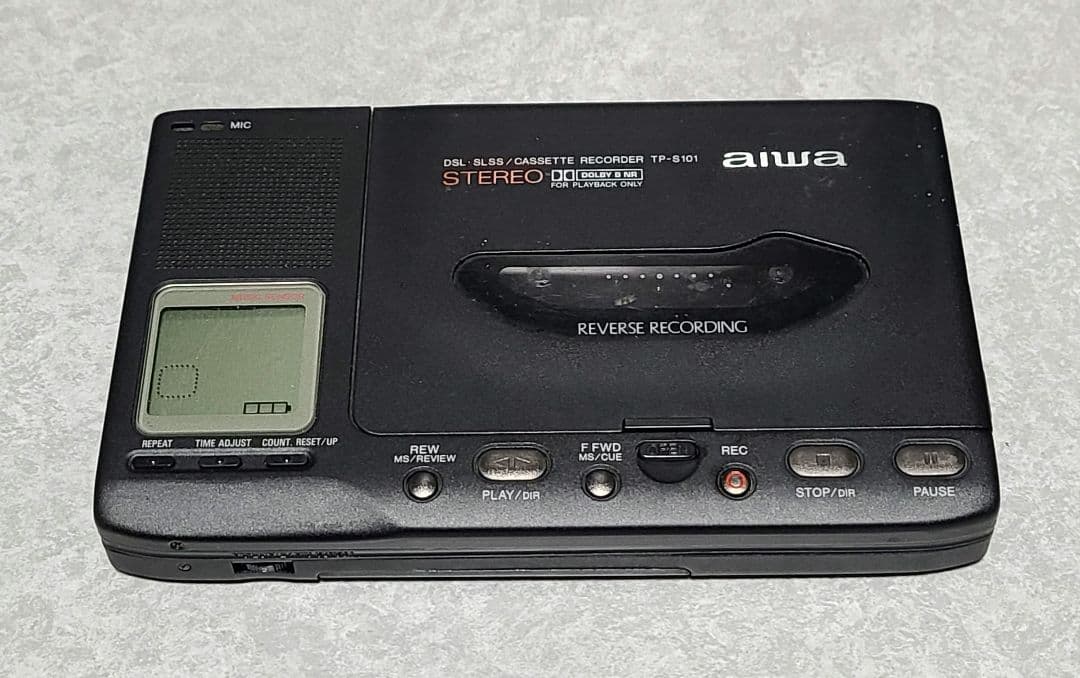 aiwa アイワ TP-S101 カセットレコーダー 動作しますがジャンク