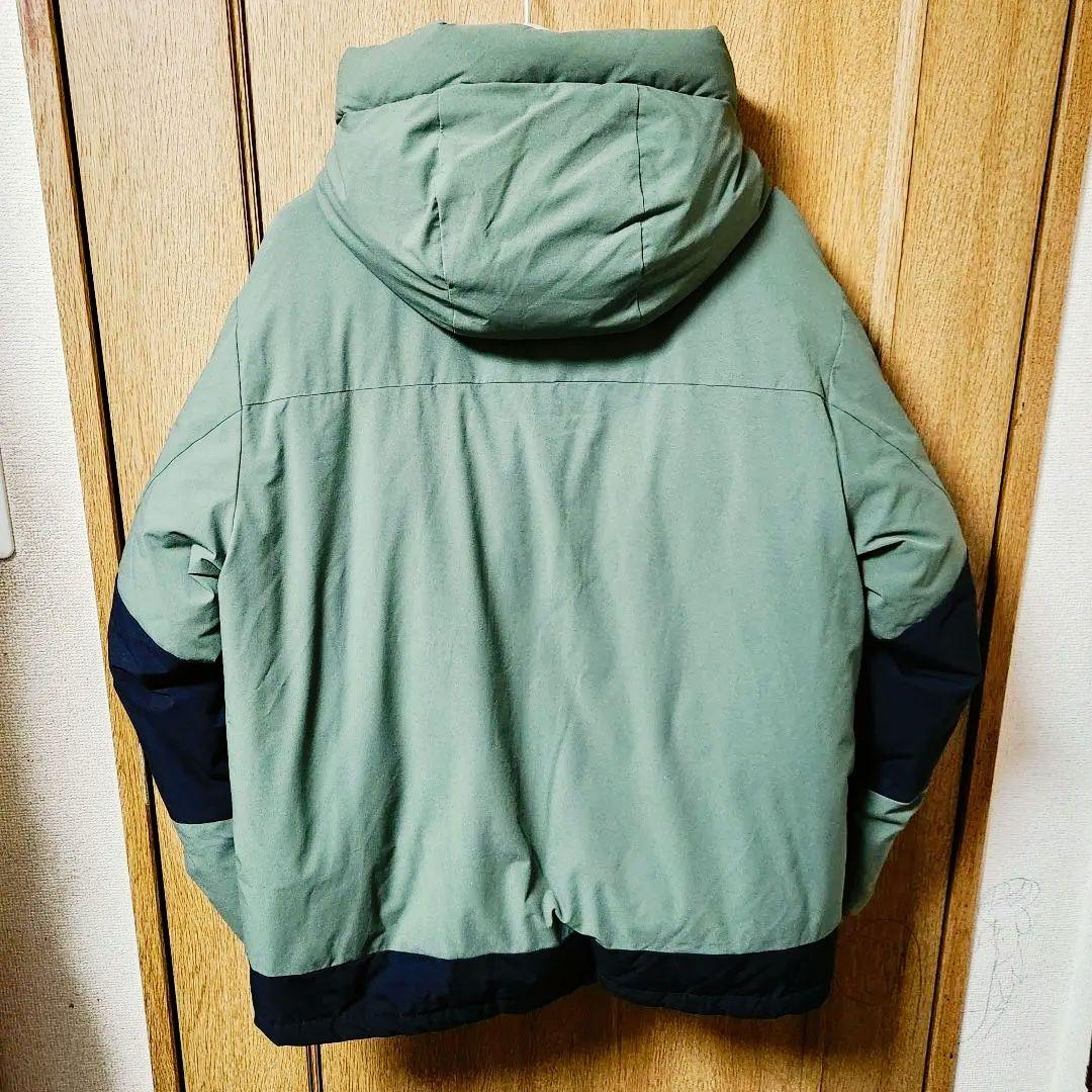 FIRST DOWN　ダウンジャケット　オリーブグリーン/ブラック　L　オマケ付