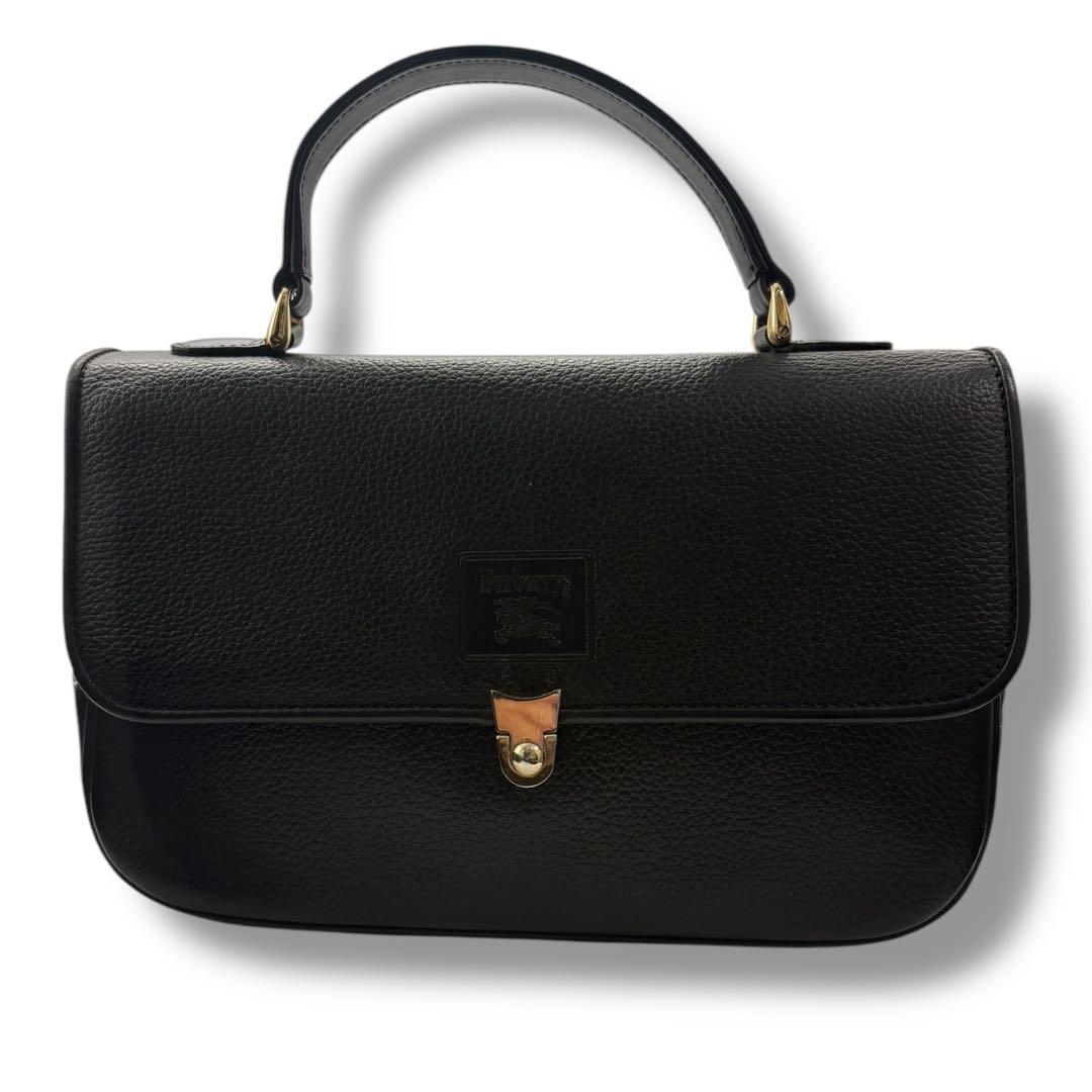 (未使用) Burberry バーバリー 冠婚葬祭 ハンドバッグノバチェック