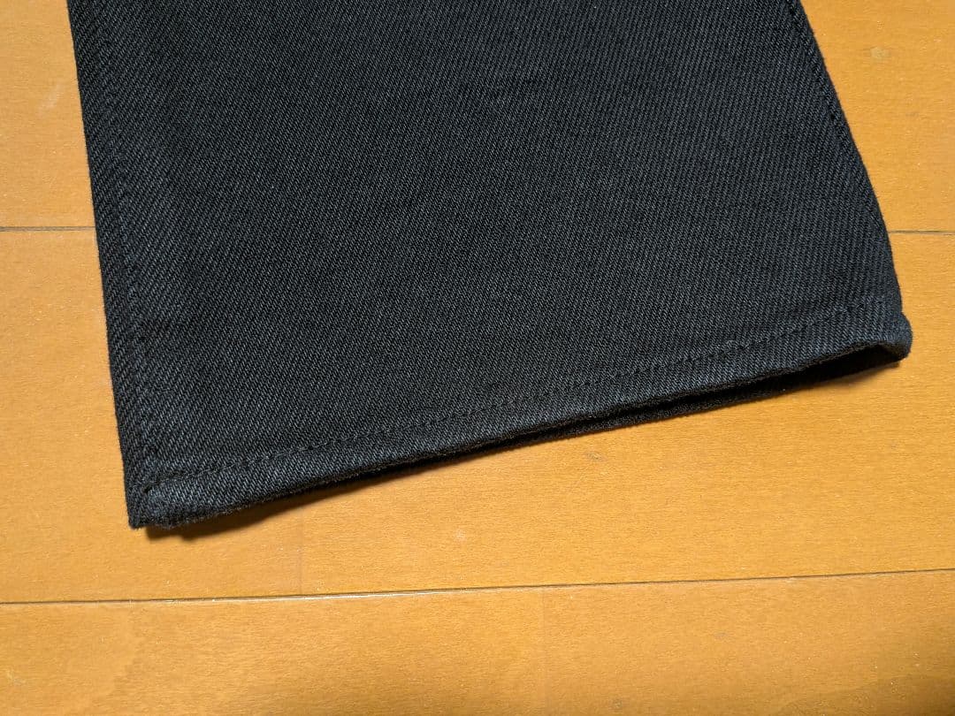 IRON HEART 9643Z 21oz黒鎧 ブラック デニム ジッパーフライ