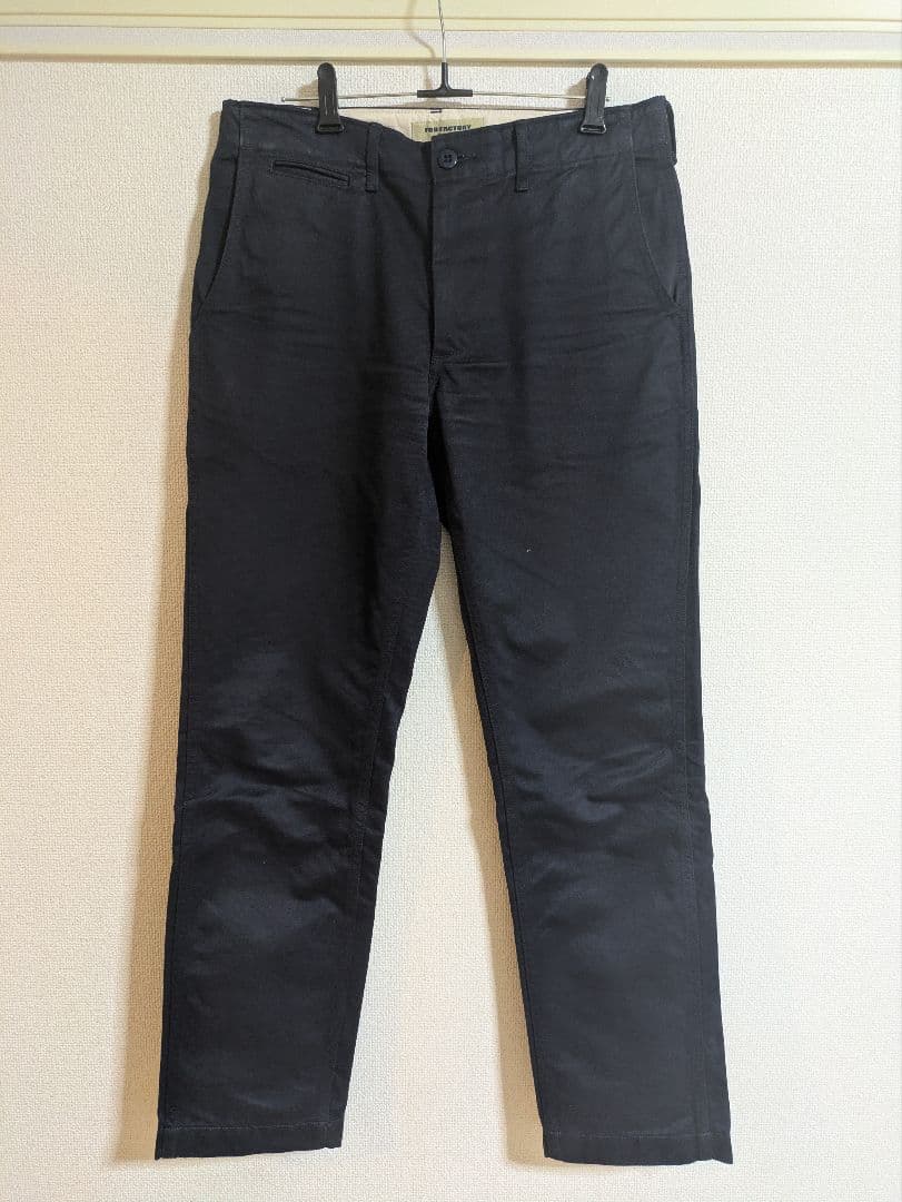 FOB FACTORY F0514 ナロー U.S トラウザー ウエポン Ｍ