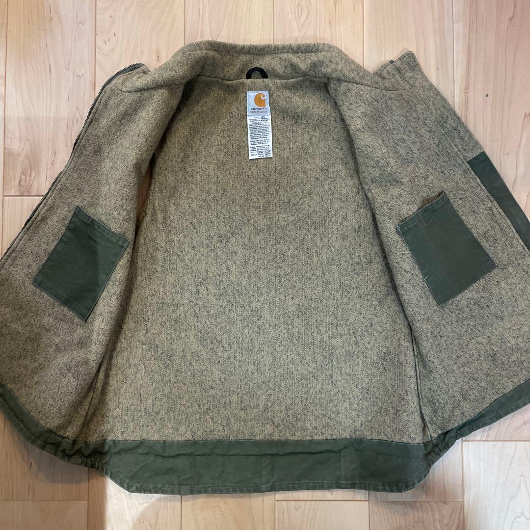 ~*;様 Carhartt ベスト オリーブグリーン