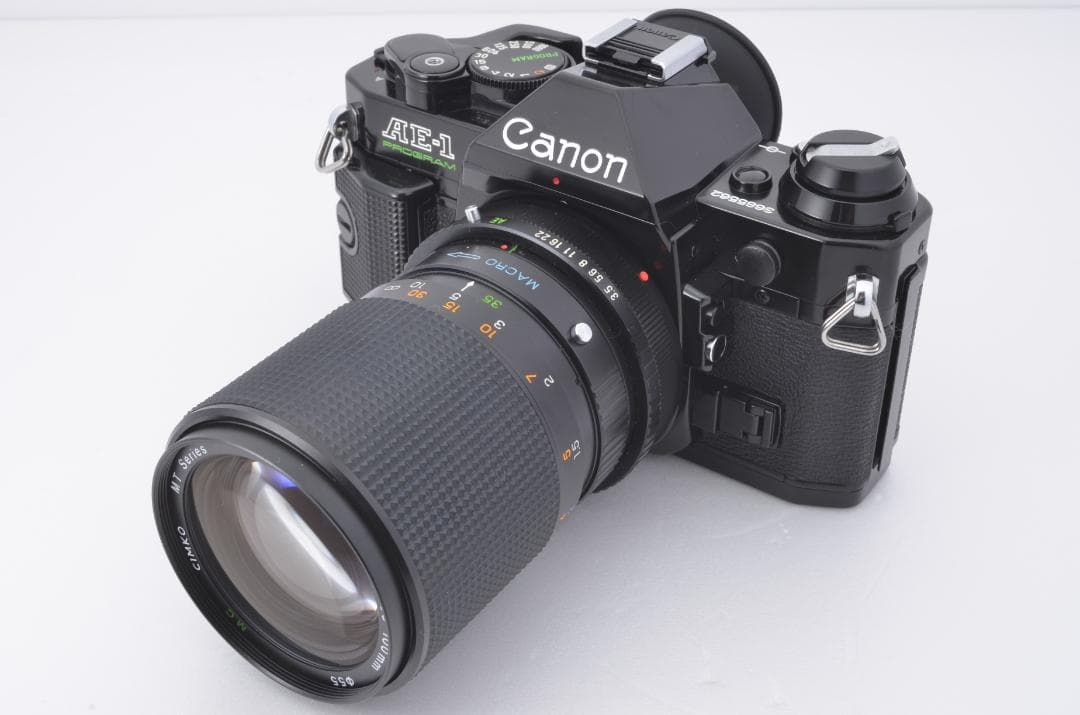 Canon キャノン AE-1 PROGRAM フィルムカメラ【完動品】セット