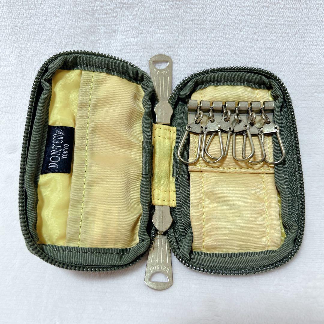 ✨美品✨PORTER スヌーピー コラボ カモフラ 6連キーケース 限定