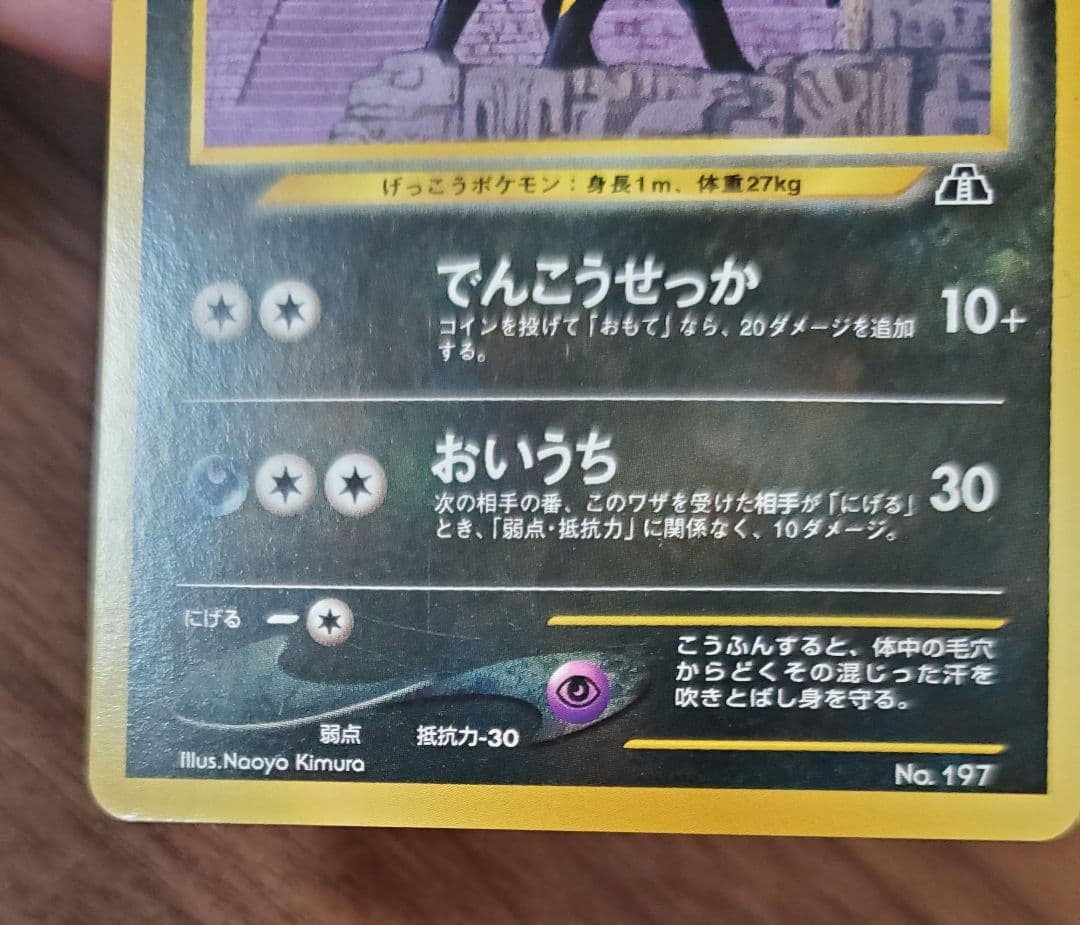 ポケカ 旧裏 ブラッキー プレミアムファイル2 PROMO